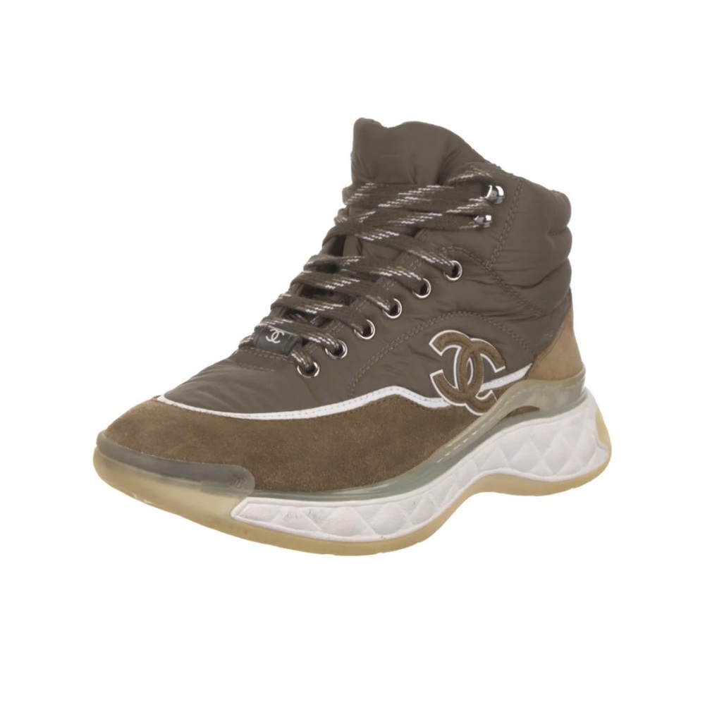 Chanel CC logo sneakers worn once!